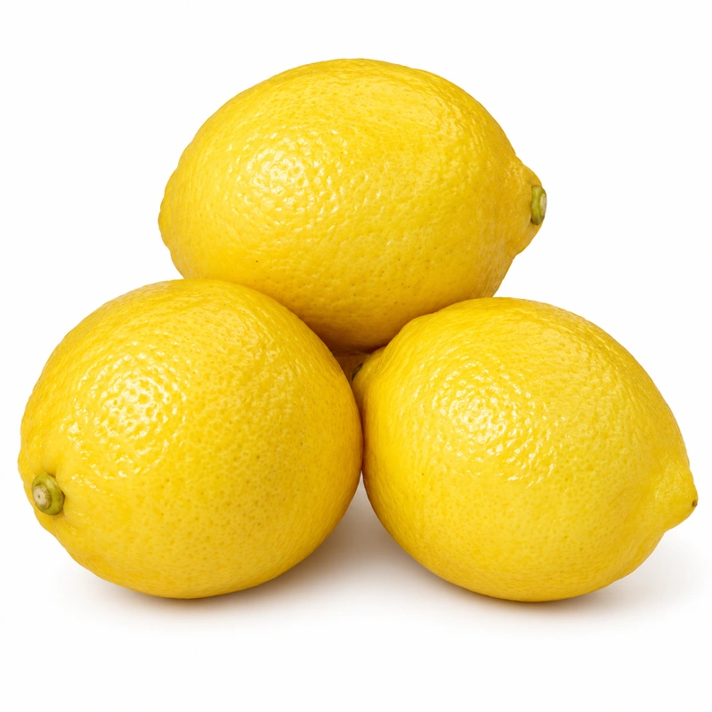 Frisk gul citron håndplukket citron
